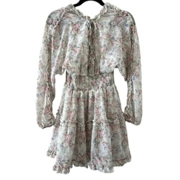 Mable SOLLA RUFFLE DETAILED TIED BACK DRESS - Picture 3 of 5